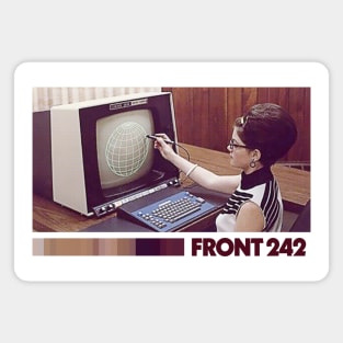 Front 242 †† Original Fan Art Tribute Design Magnet